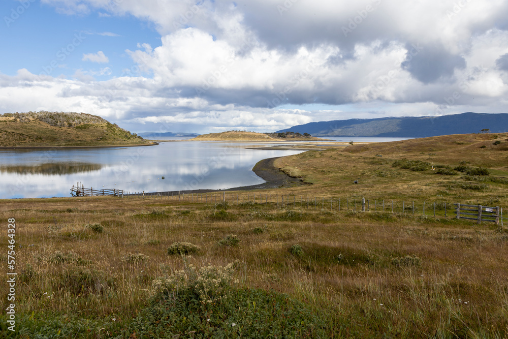 Landscape at the beautiful end of the world - Ushuaia, Tierra del Fuego, South America Landscape at the beautiful end of the world - Ushuaia, Tierra del Fuego, South America