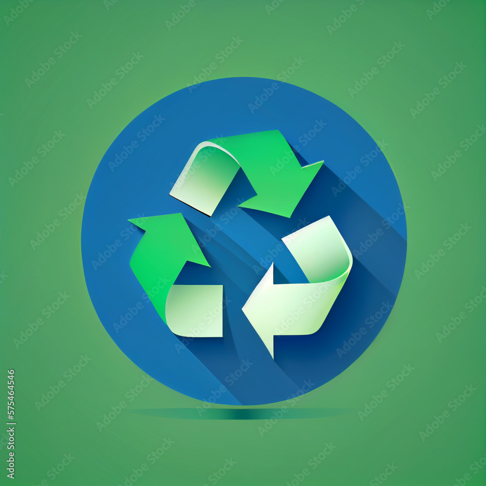 recyclable vector icon renewable technology concept recyclable vector icon renewable technology concept