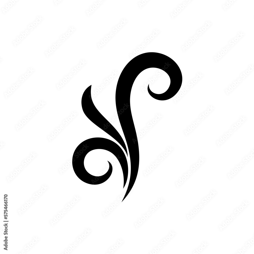 Asymmetrical Decorative Element - Lace Mandala in Zentangle Style. Stylized Flower for Design, or Tattoo on White Asymmetrical Decorative Element - Lace Mandala in Zentangle Style. Stylized Flower for Design, or Tattoo on White