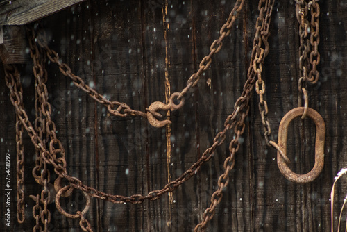 chain on the wall