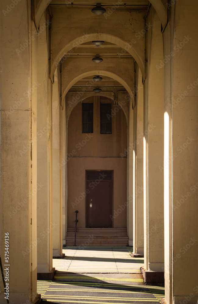 entrance to the church