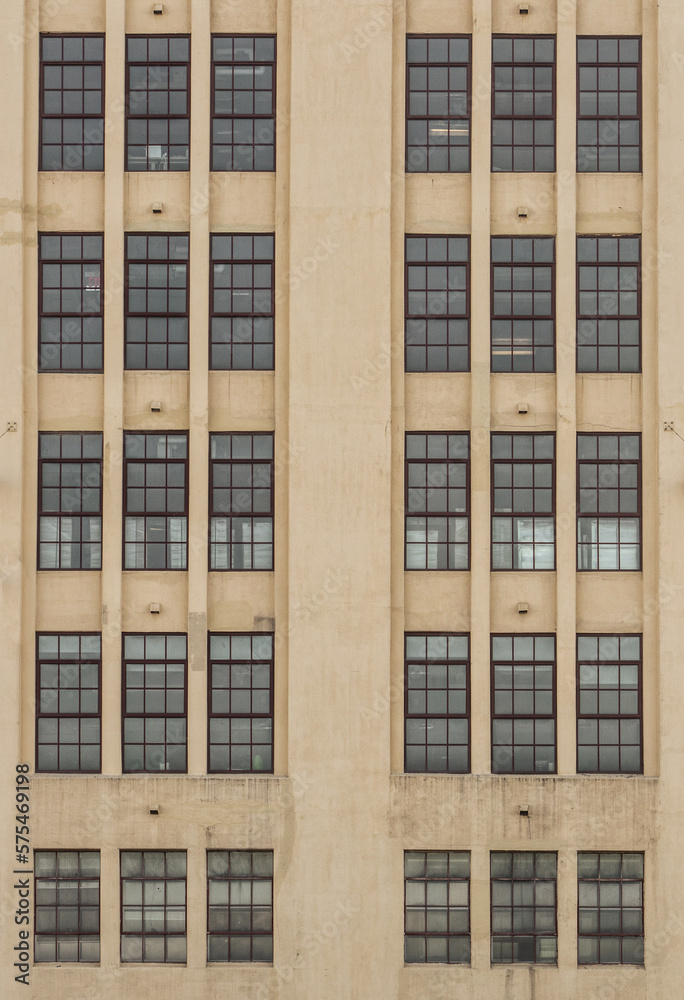 windows of a building