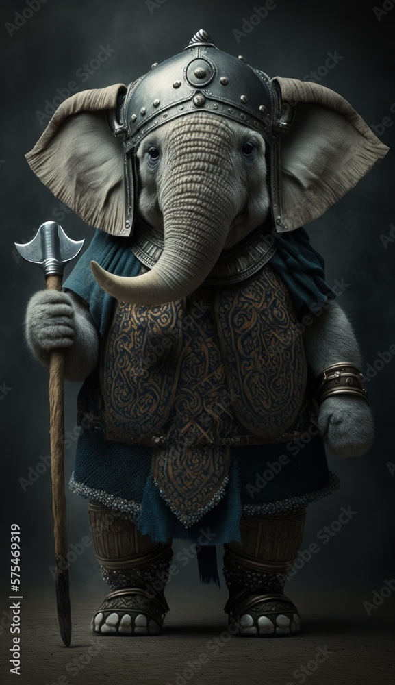 Raiding Valhalla: A Cute, Cool, and Beautiful Viking Animal Elephant Warrior's Battle on a Longship with Beautiful Stylish Designer Armor and Norse Mythology (generative AI) Raiding Valhalla: A Cute, Cool, and Beautiful Viking Animal Elephant Warrior's Battle on a Longship with Beautiful Stylish Designer Armor and Norse Mythology (generative AI)