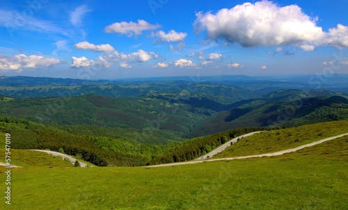 panorama of the mountains