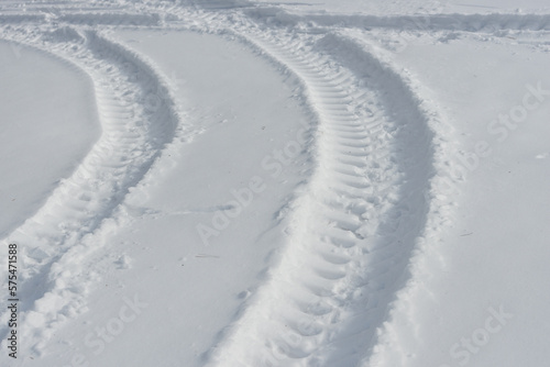 tracks in the snow © eugen