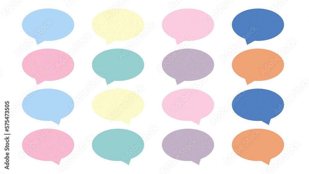 Pastel Talk bubble, Speech bubble, Speech balloon, Chat bubble, line art vector icon for apps and websites Pastel Talk bubble, Speech bubble, Speech balloon, Chat bubble, line art vector icon for apps and websites