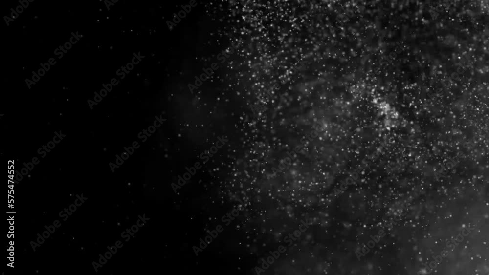 Shot of real dust particles floating in the air. Dust Particles Background. Macro slow motion shot, Use blending mode (screen) Shot of real dust particles floating in the air. Dust Particles Background. Macro slow motion shot, Use blending mode (screen)