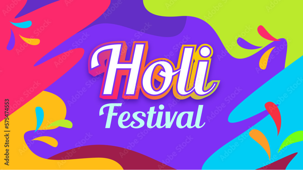 Holi Festival Text Effect Holi Festival Text Effect