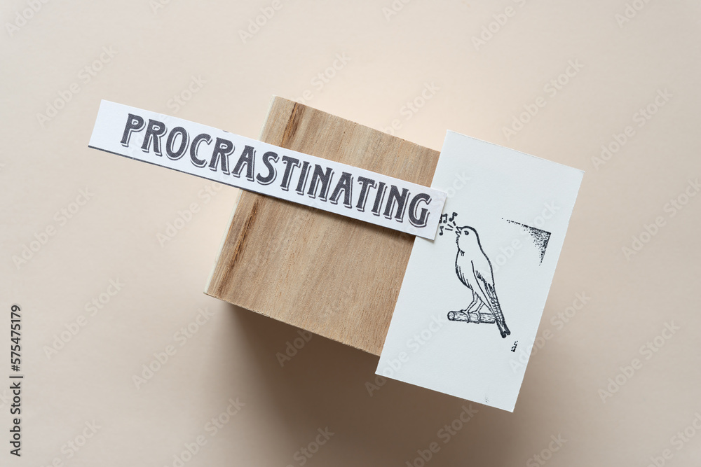 procrastinating sign procrastinating sign