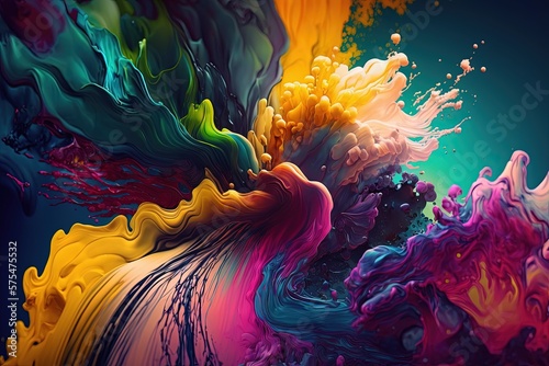 Abstract Multicolored Background photo