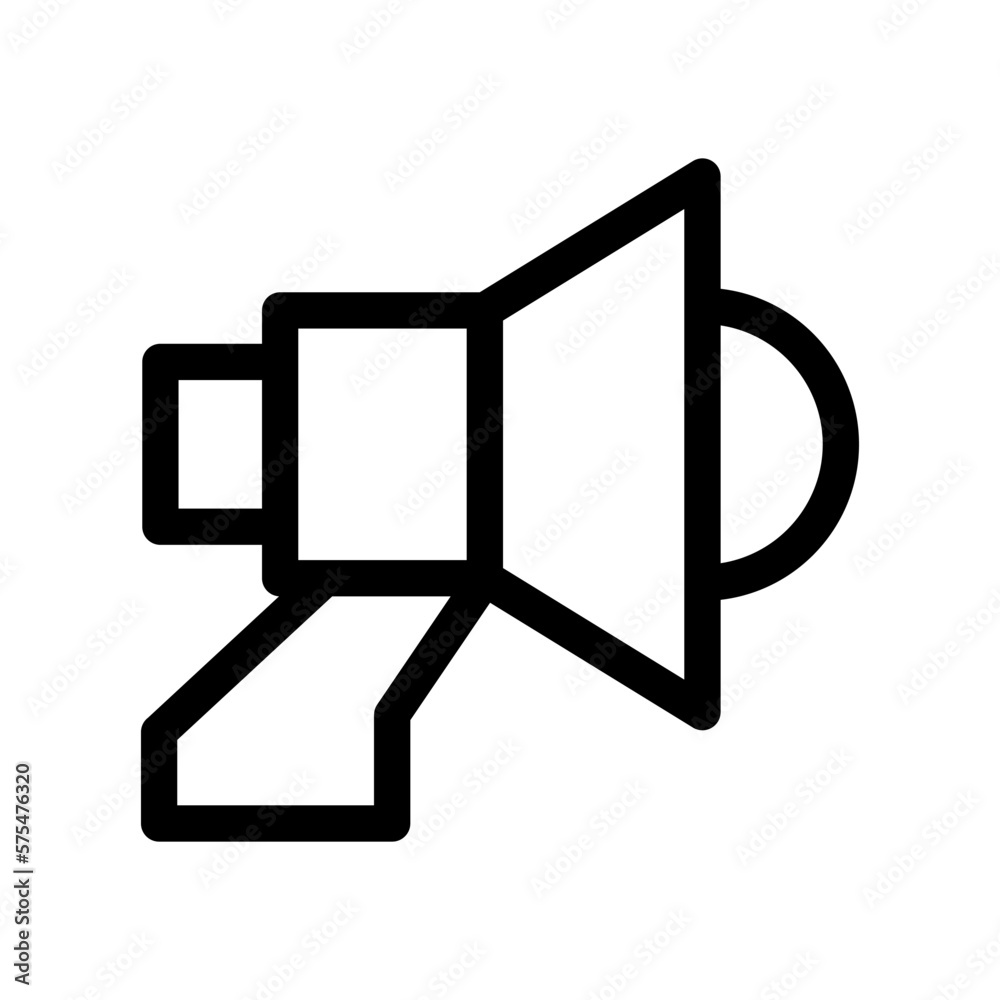 loudspeaker icon or logo isolated sign symbol vector illustration - high quality black style vector icons