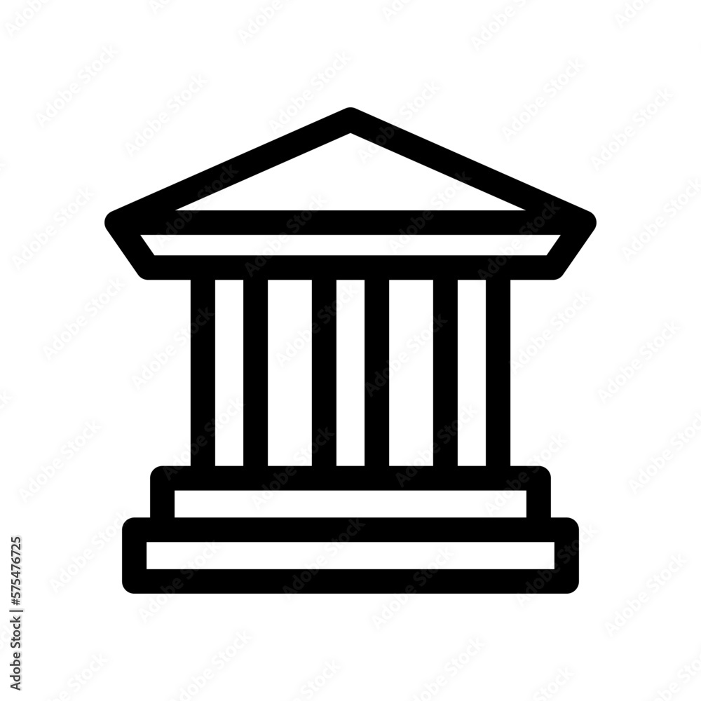 bank icon or logo isolated sign symbol vector illustration - high quality black style vector icons bank icon or logo isolated sign symbol vector illustration - high quality black style vector icons