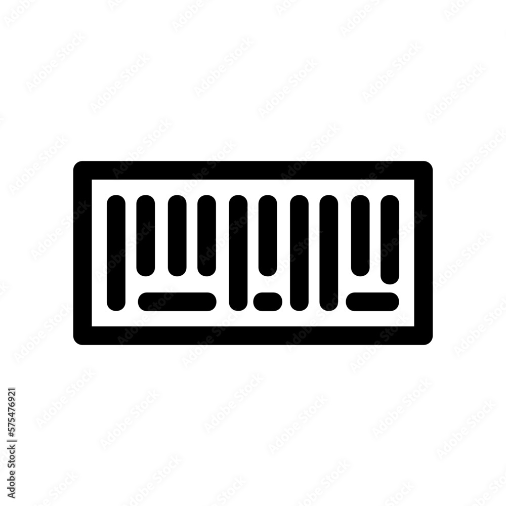 barcode icon or logo isolated sign symbol vector illustration - high quality black style vector icons barcode icon or logo isolated sign symbol vector illustration - high quality black style vector icons