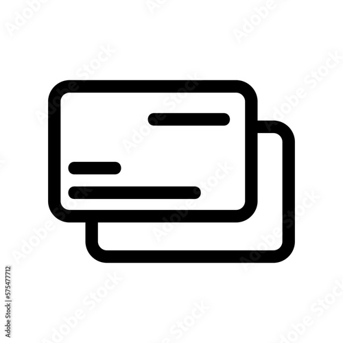 credit cards icon or logo isolated sign symbol vector illustration - high quality black style vector icons