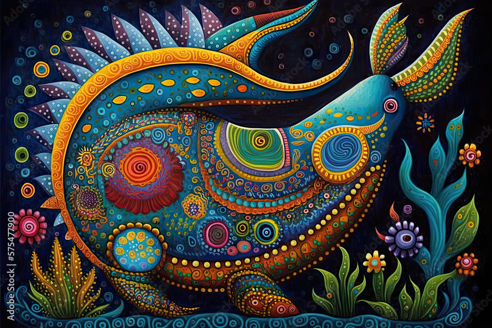 Colofull alebrijes, mexican imaginary animals illustration Colofull alebrijes, mexican imaginary animals illustration
