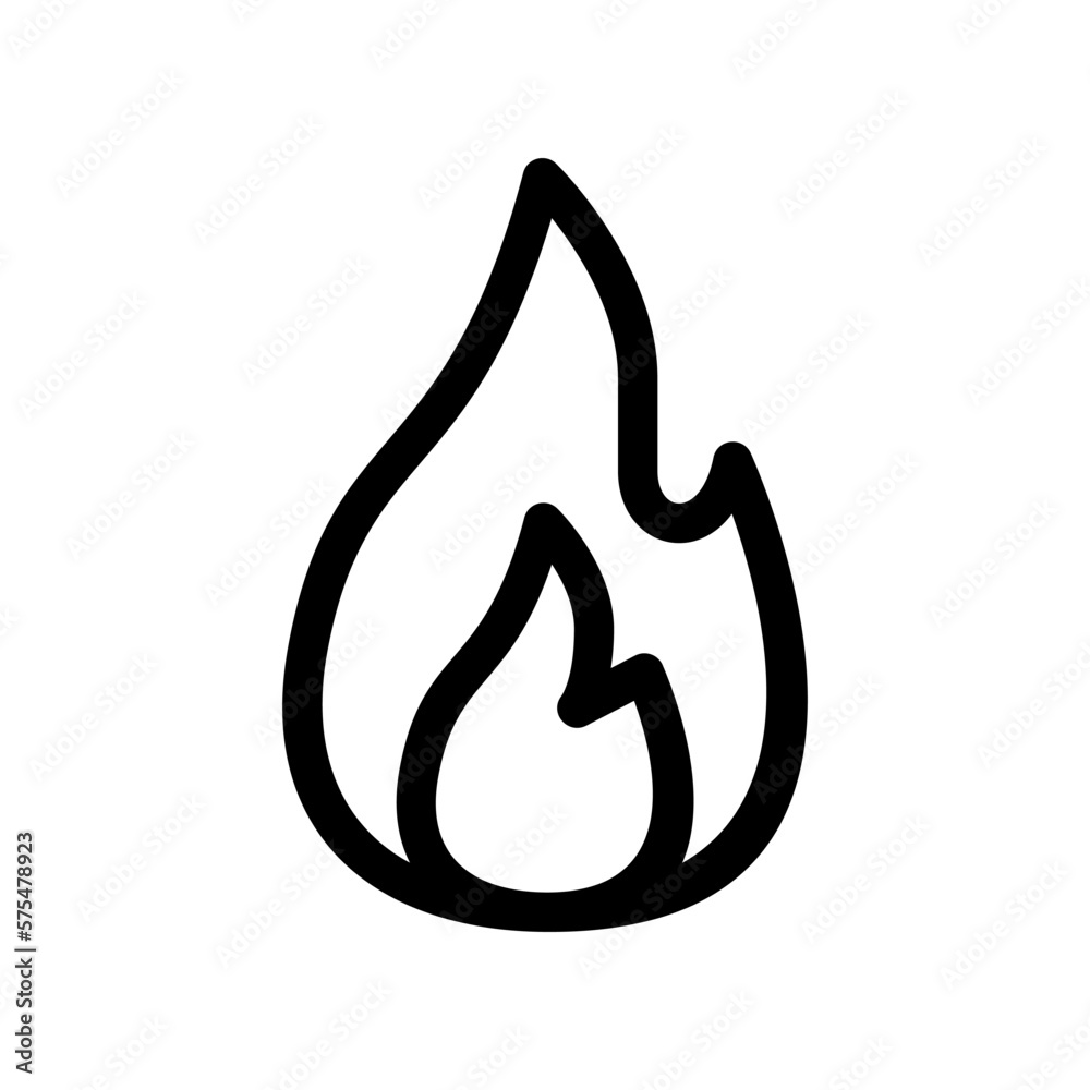 fire icon or logo isolated sign symbol vector illustration - high quality black style vector icons fire icon or logo isolated sign symbol vector illustration - high quality black style vector icons