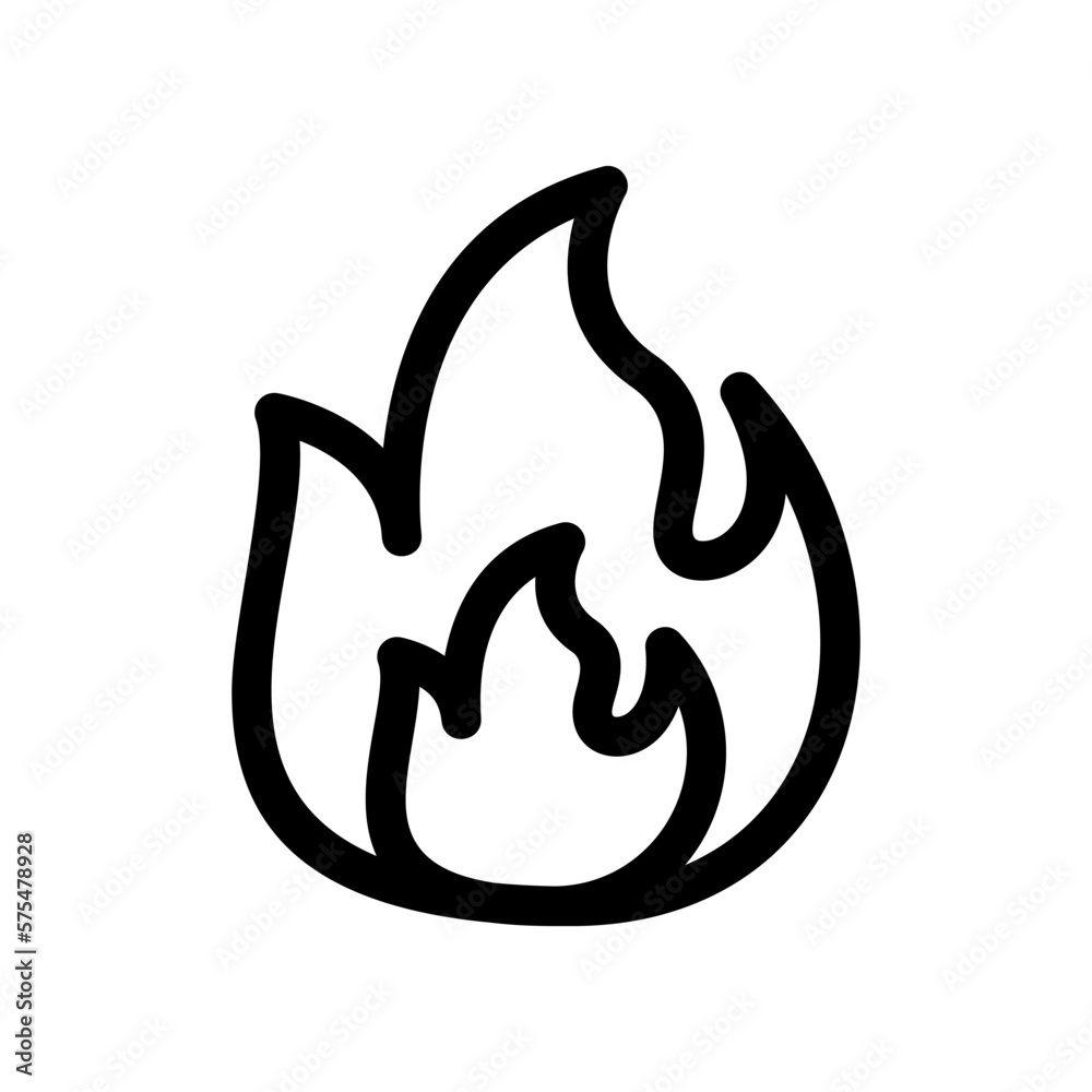 fire icon or logo isolated sign symbol vector illustration - high quality black style vector icons fire icon or logo isolated sign symbol vector illustration - high quality black style vector icons