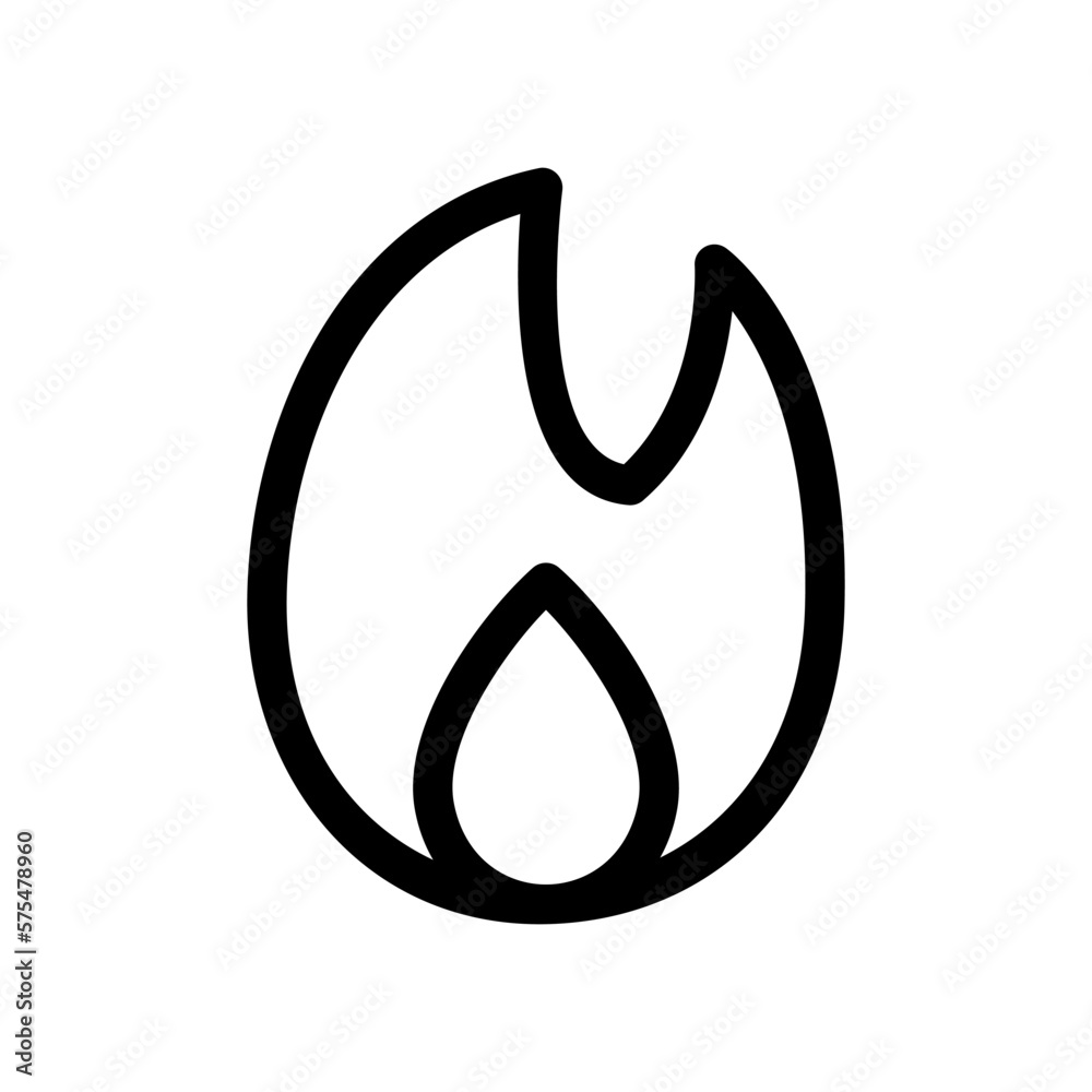 fire icon or logo isolated sign symbol vector illustration - high quality black style vector icons fire icon or logo isolated sign symbol vector illustration - high quality black style vector icons