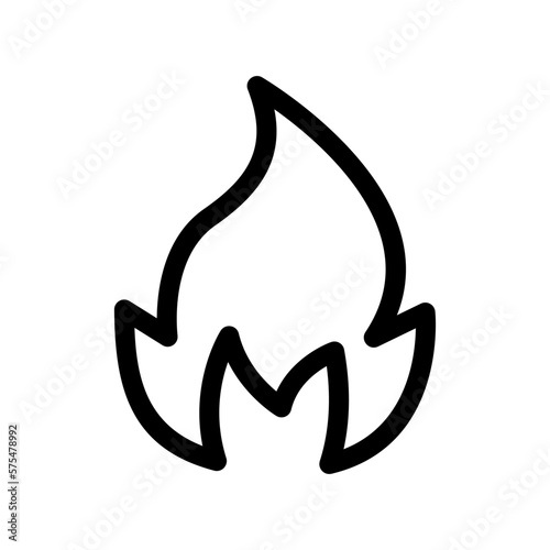 fire icon or logo isolated sign symbol vector illustration - high quality black style vector icons