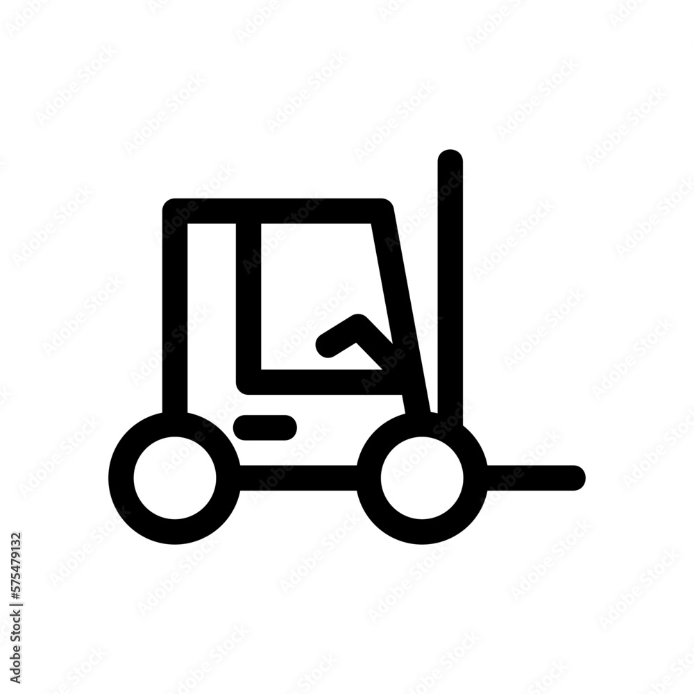forklift icon or logo isolated sign symbol vector illustration - high quality black style vector icons forklift icon or logo isolated sign symbol vector illustration - high quality black style vector icons