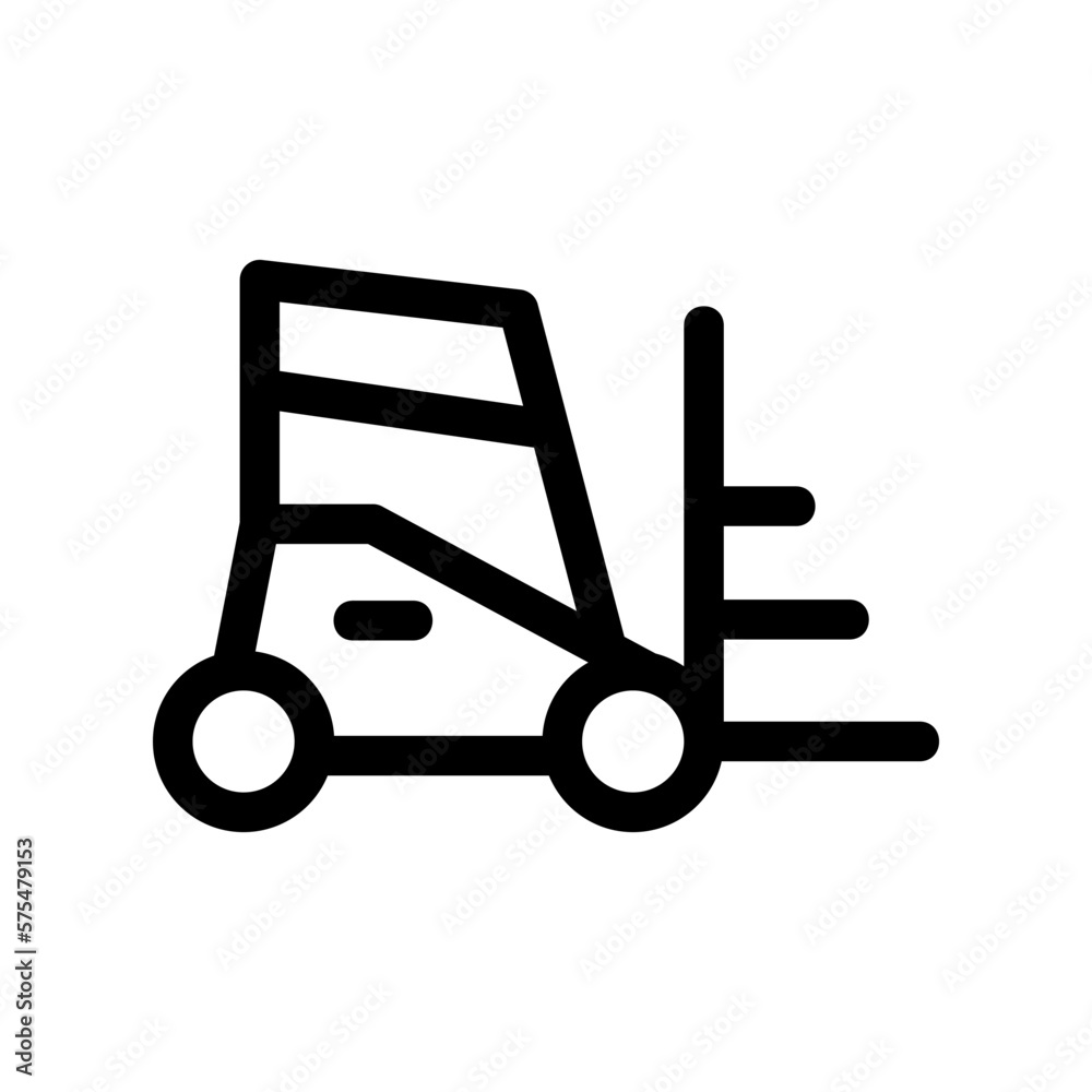 forklift icon or logo isolated sign symbol vector illustration - high quality black style vector icons forklift icon or logo isolated sign symbol vector illustration - high quality black style vector icons