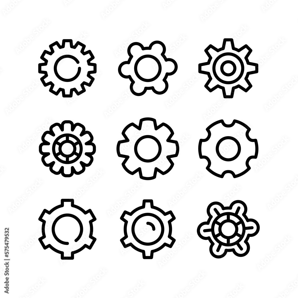 gear icon or logo isolated sign symbol vector illustration - high quality black style vector icons gear icon or logo isolated sign symbol vector illustration - high quality black style vector icons