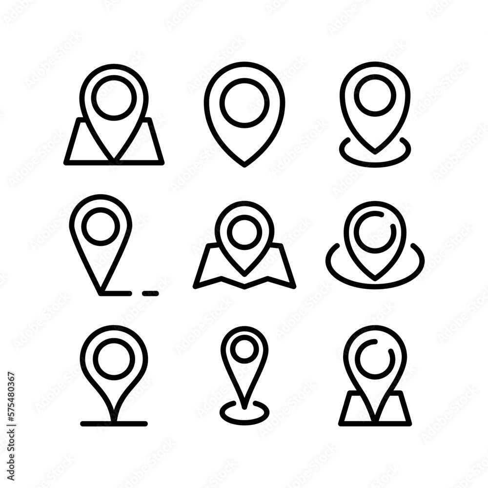location icon or logo isolated sign symbol vector illustration - high quality black style vector icons location icon or logo isolated sign symbol vector illustration - high quality black style vector icons
