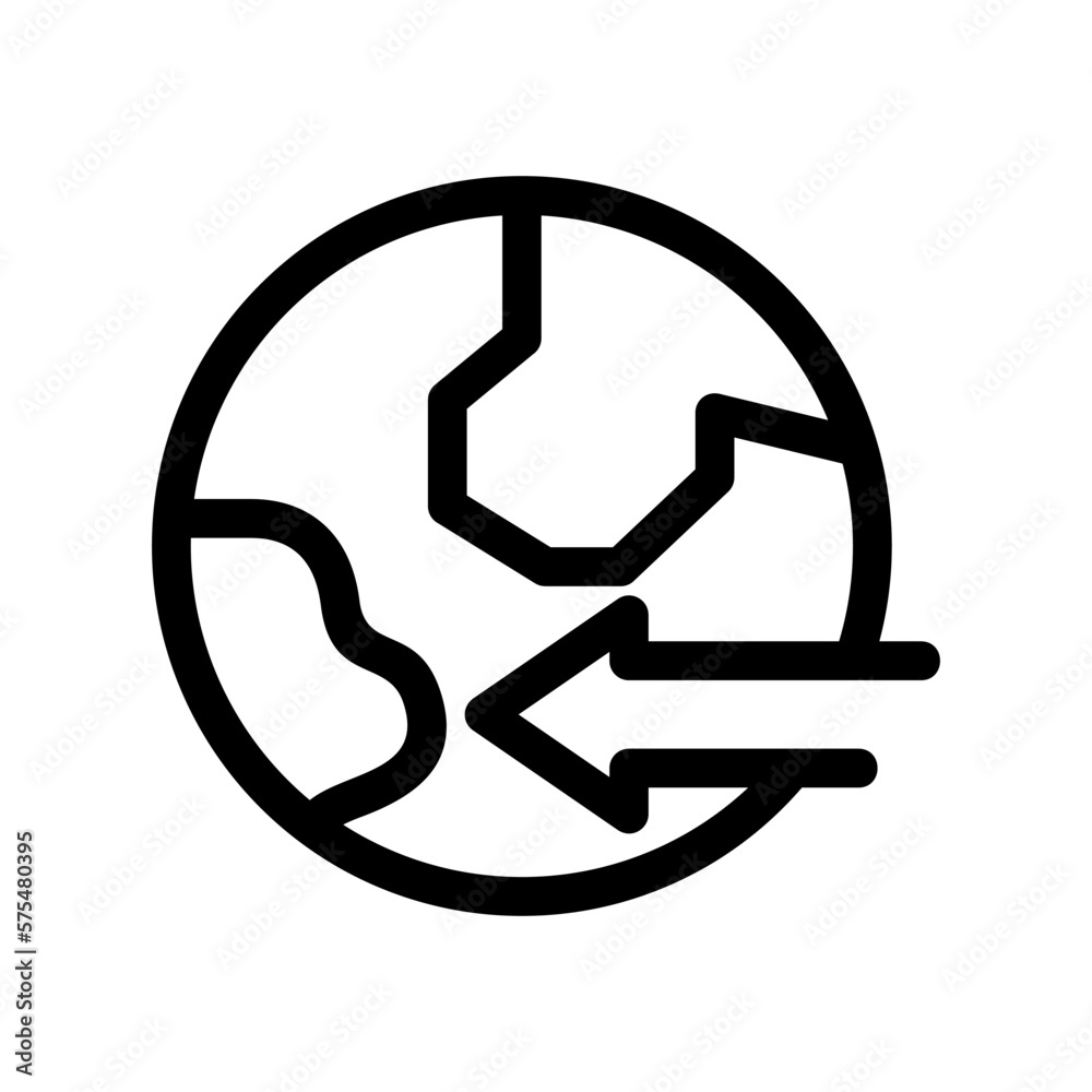 Earth Rotation icon or logo isolated sign symbol vector illustration - high quality black style vector icons Earth Rotation icon or logo isolated sign symbol vector illustration - high quality black style vector icons