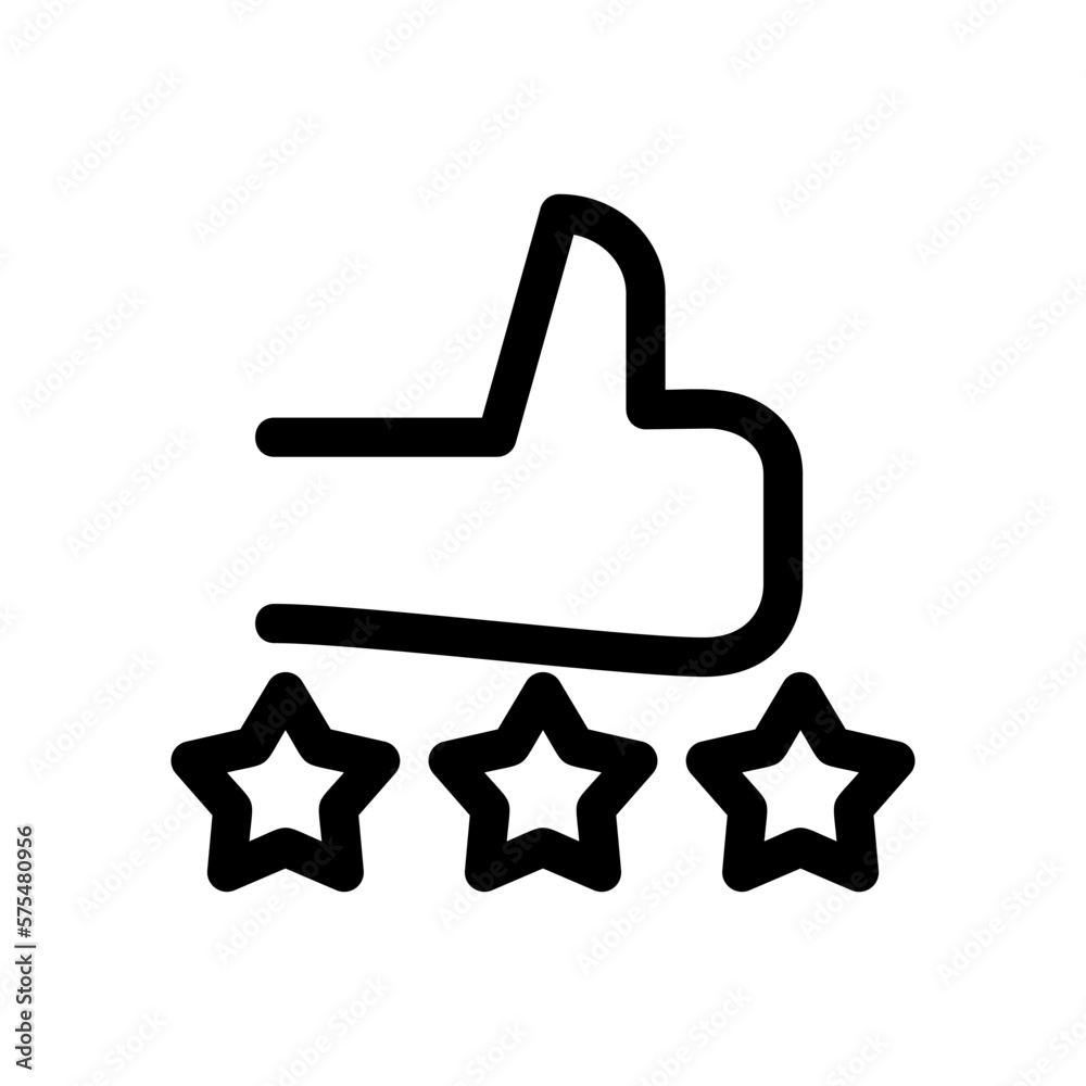rating icon or logo isolated sign symbol vector illustration - high quality black style vector icons
