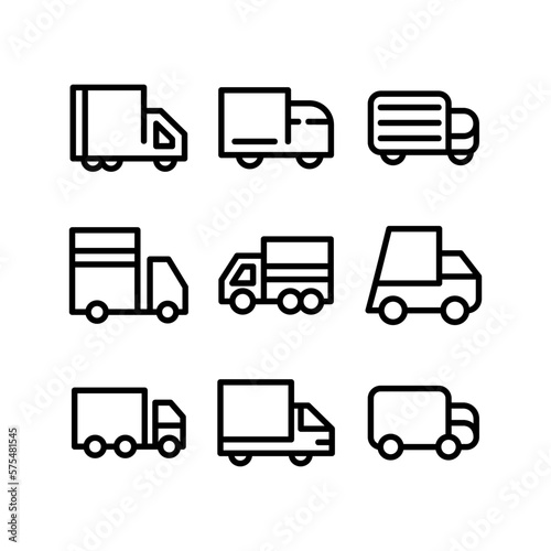 shipping icon or logo isolated sign symbol vector illustration - high quality black style vector icons