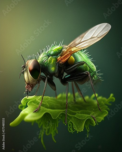 fly on leaf cool
