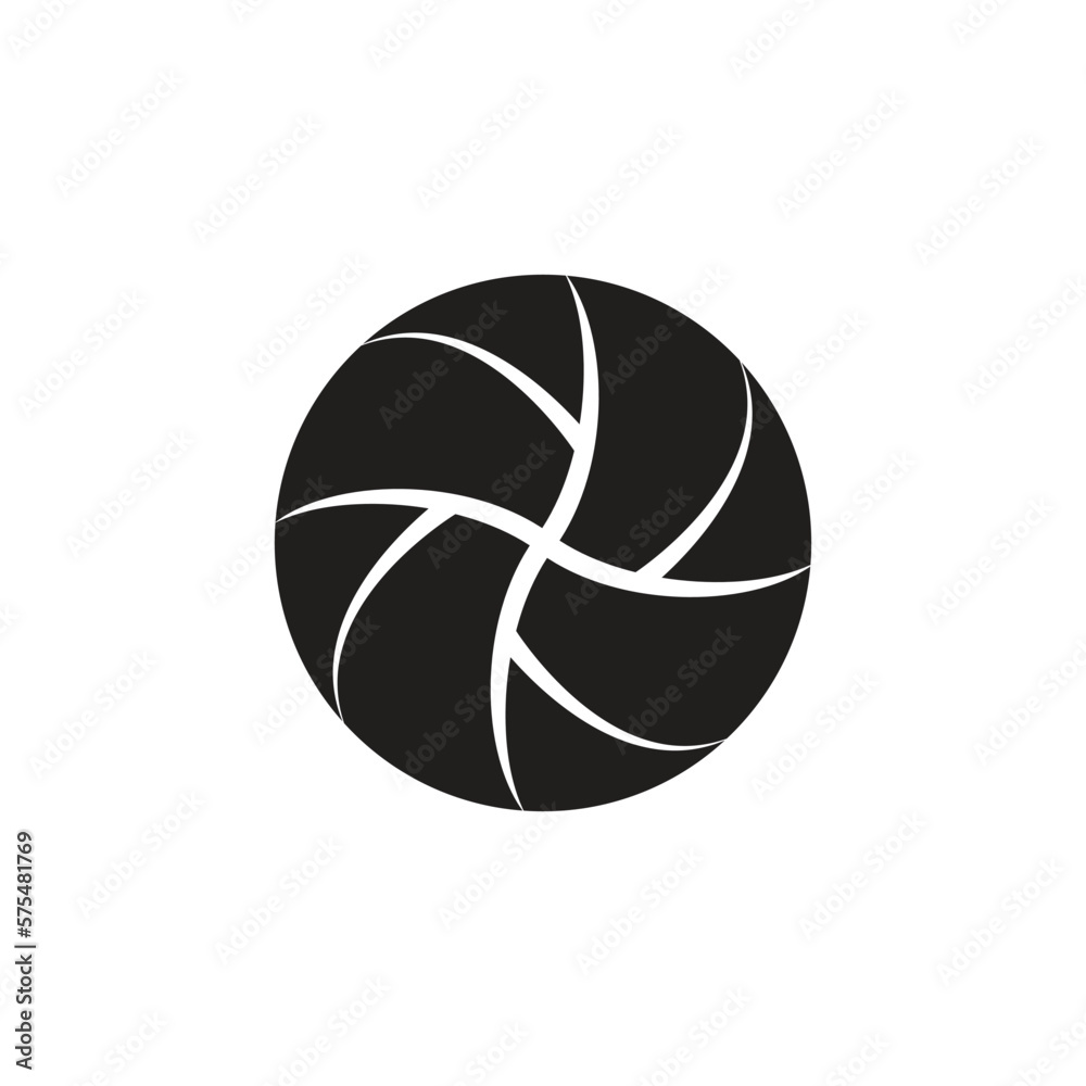 Volleyball icon, Logo template Volleyball icon, Logo template