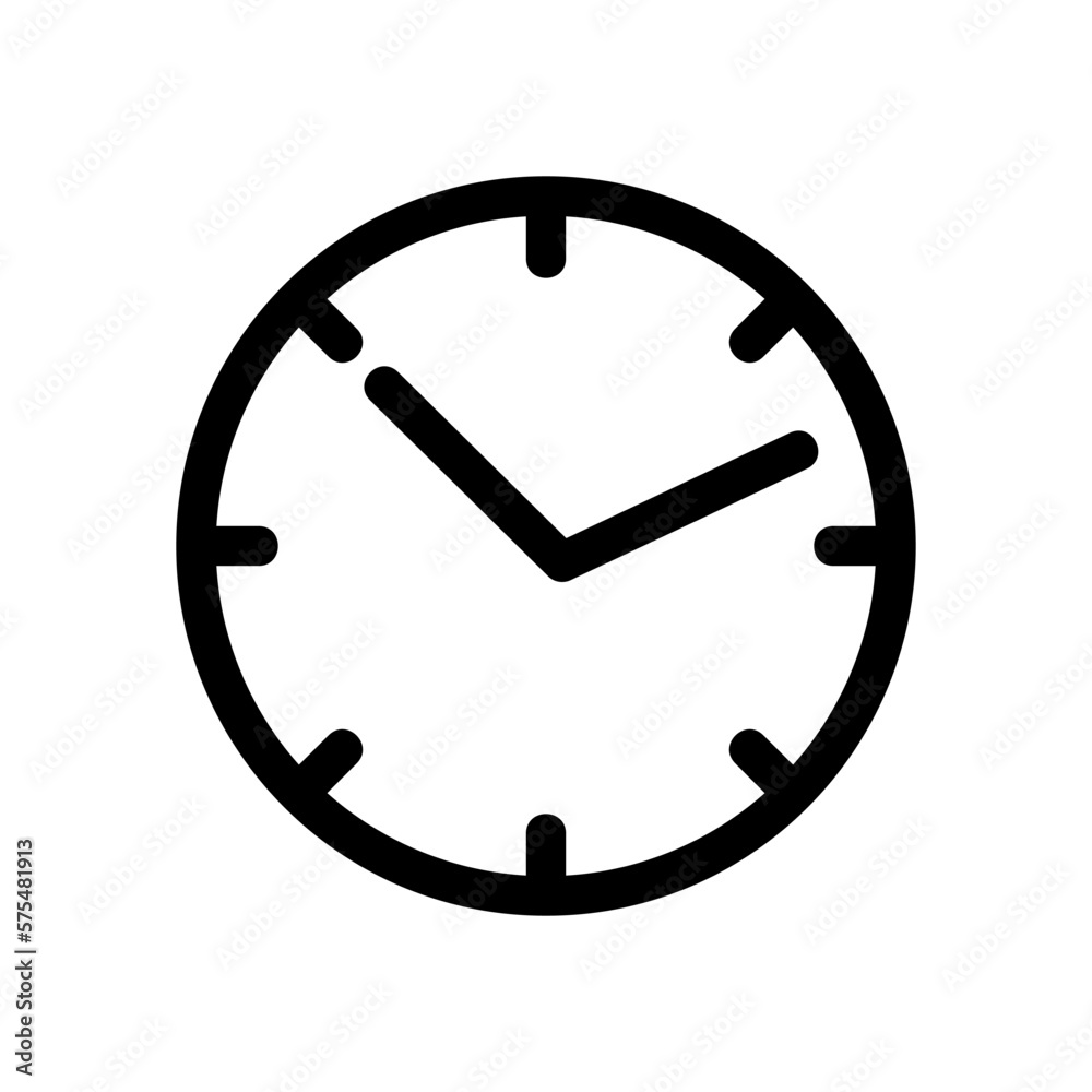 time icon or logo isolated sign symbol vector illustration - high quality black style vector icons