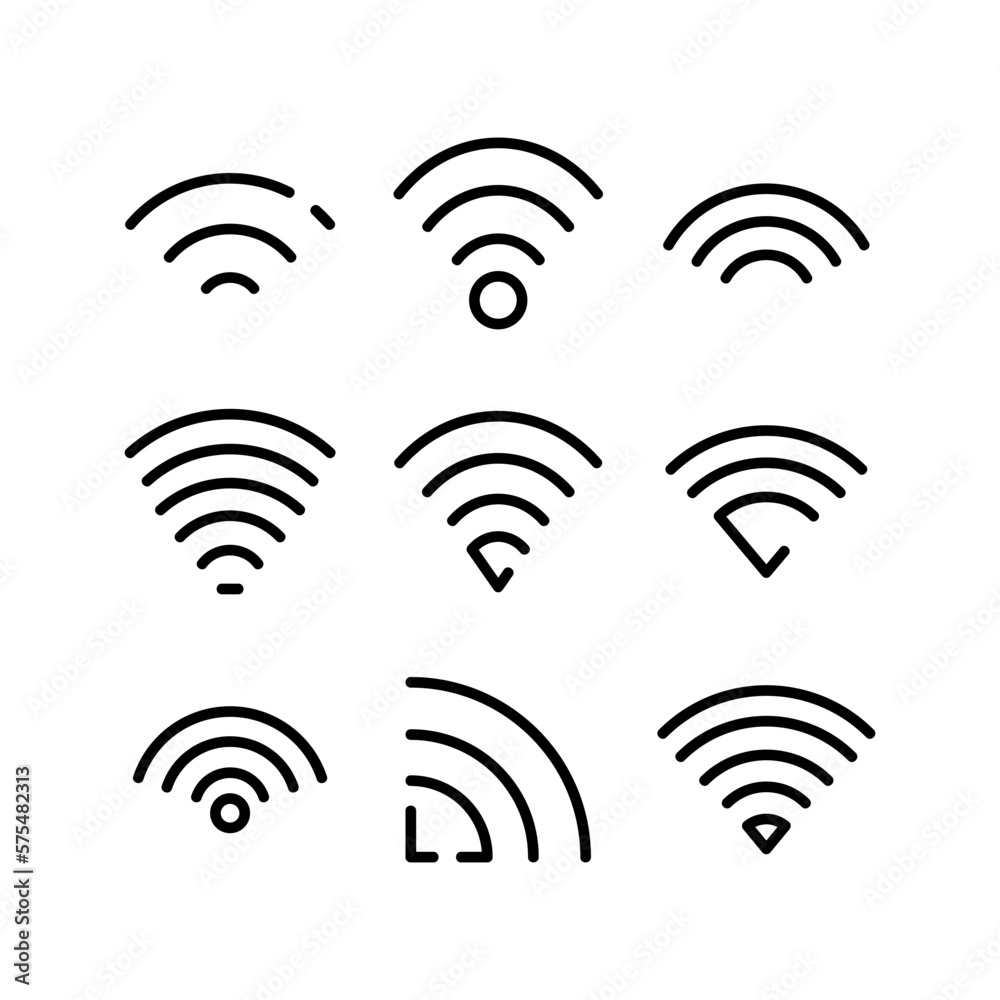 wifi icon or logo isolated sign symbol vector illustration - high quality black style vector icons wifi icon or logo isolated sign symbol vector illustration - high quality black style vector icons