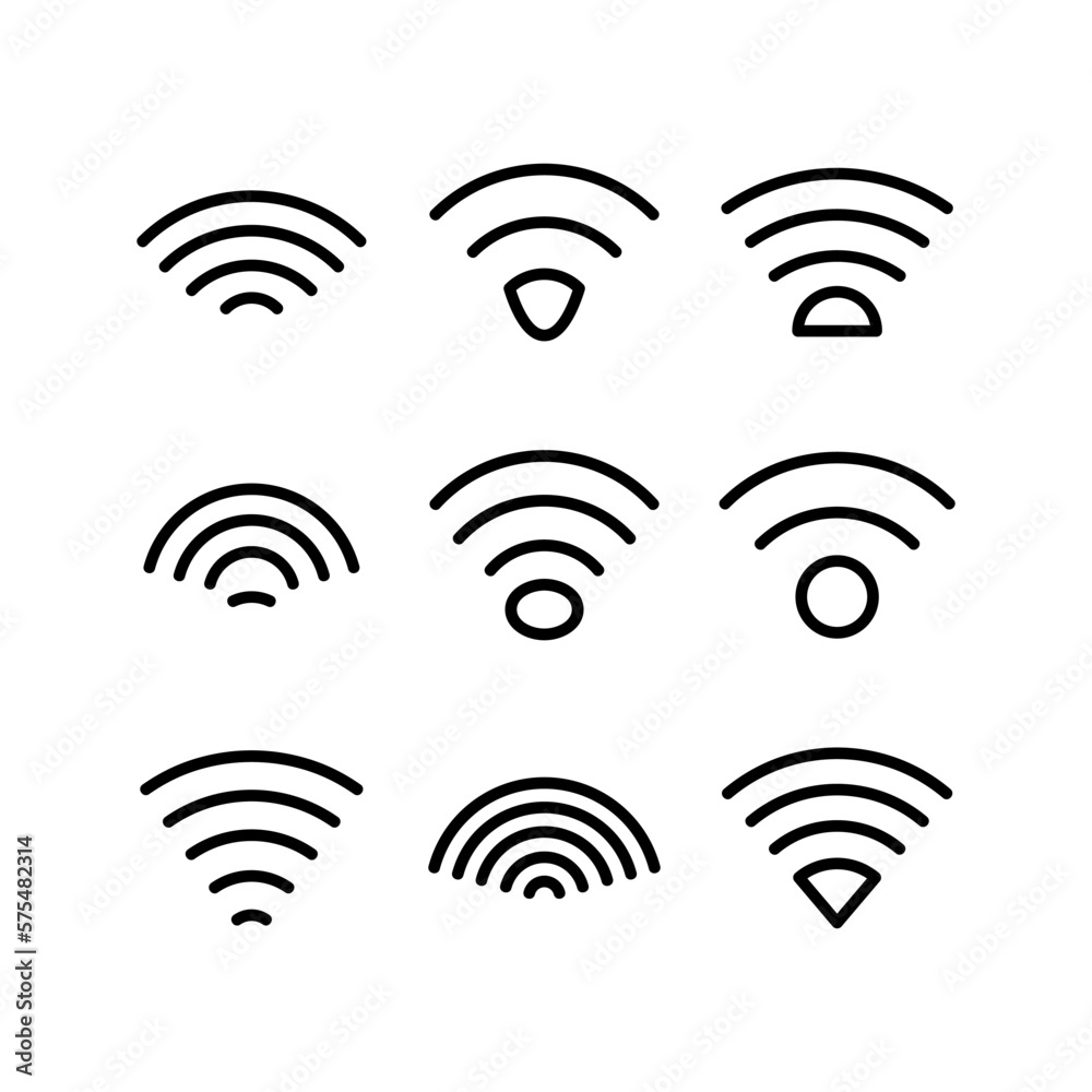 wifi icon or logo isolated sign symbol vector illustration - high quality black style vector icons wifi icon or logo isolated sign symbol vector illustration - high quality black style vector icons