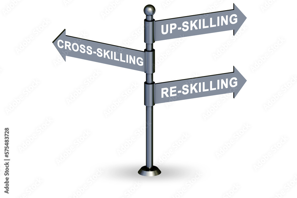 At the crossroads choosing between up-skilling and re-skilling At the crossroads choosing between up-skilling and re-skilling