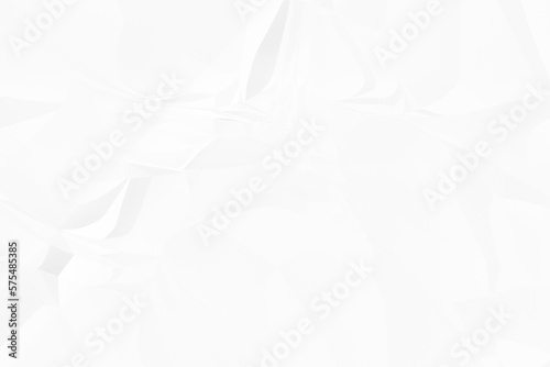 crumpled white paper background close up