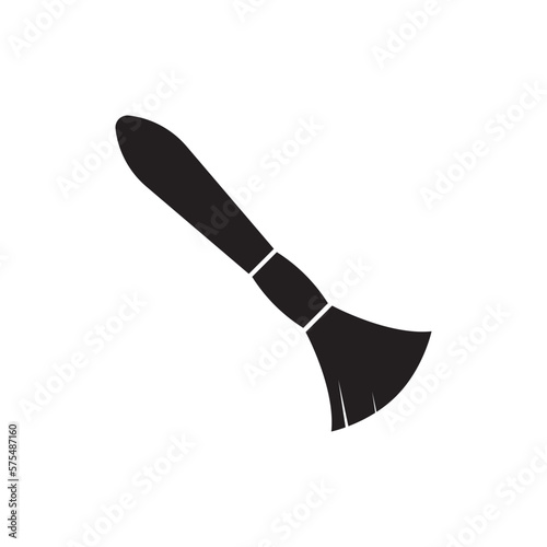 make up brush icon symbol,illustration design template.