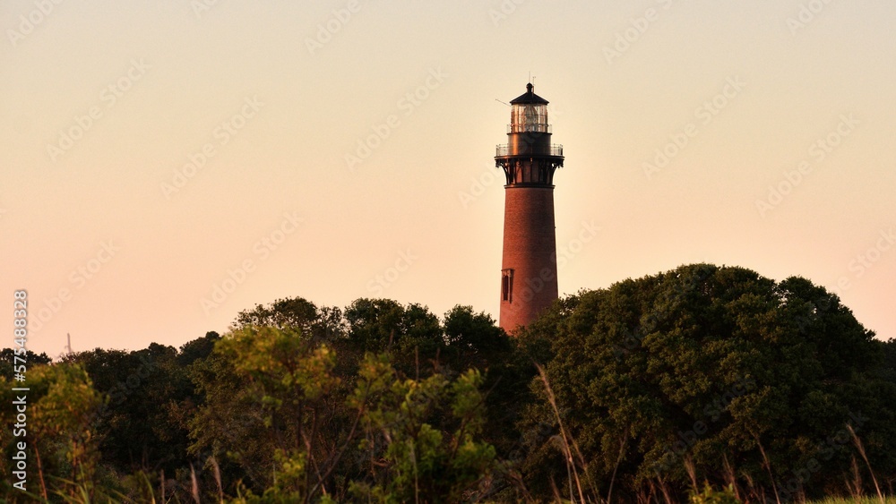 outer banks lighthouse at sunset outer banks lighthouse at sunset