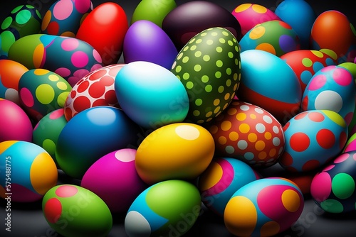 Osterhase und Ostereier für ein schönes Fest.
