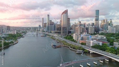 Brisbane City Sunset