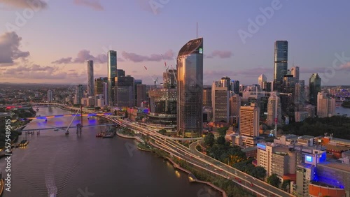 Brisbane City Sunset