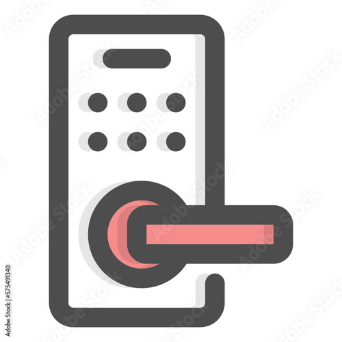 door handle color icon
