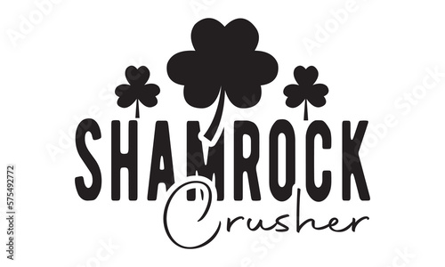 Shamrock crusher svg, St Patrick's Day svg, St Patrick's Day svg design, St Patrick's Day t shirt, St Patrick's Day shirt, Retro St. Patrick's day, Lucky Shirt, Shamrock, Lucky svg