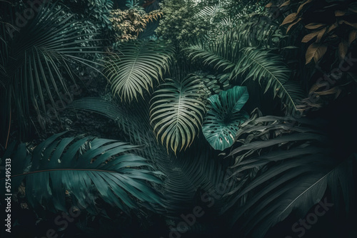 Vietnam jungle. Generative AI © 2rogan