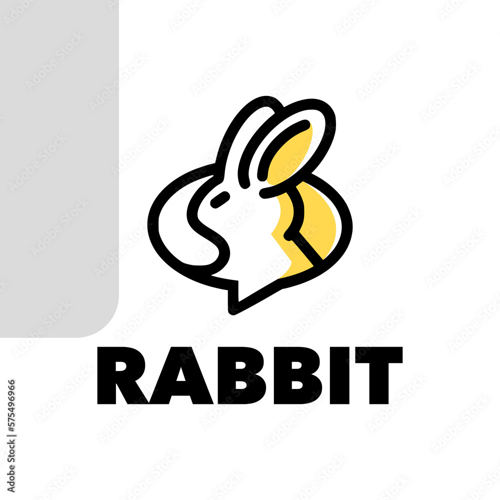 Obraz premium Rabbit chat