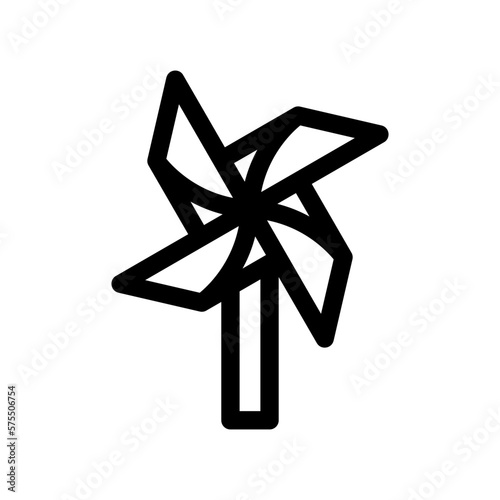 pinwheel icon or logo isolated sign symbol vector illustration - high quality black style vector icons
