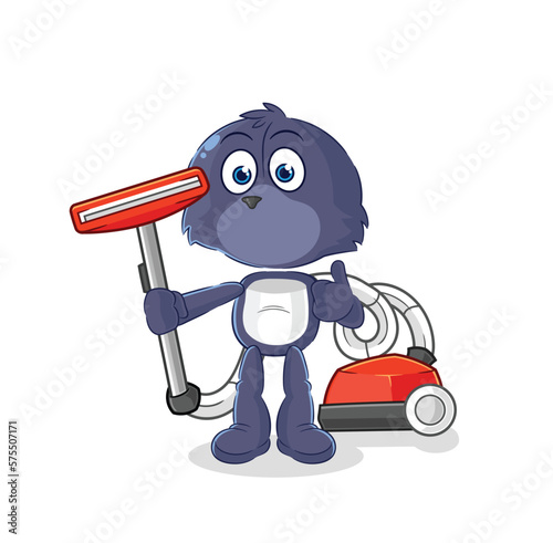 seal clean with a vacuum . character vector