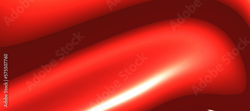 Abstract beautiful red texture background. Abstract colorful liquid oil marble picture with glowing effect. Modern banner, fluid trendy background.