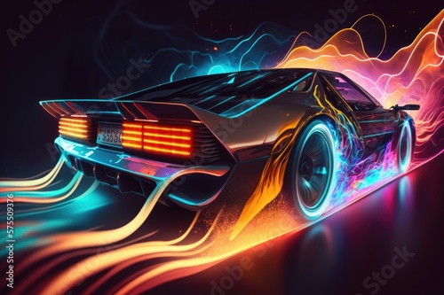 The Need for Speed Knight Rider's Neon Extreme Car Pushes the Limits Generative AI 